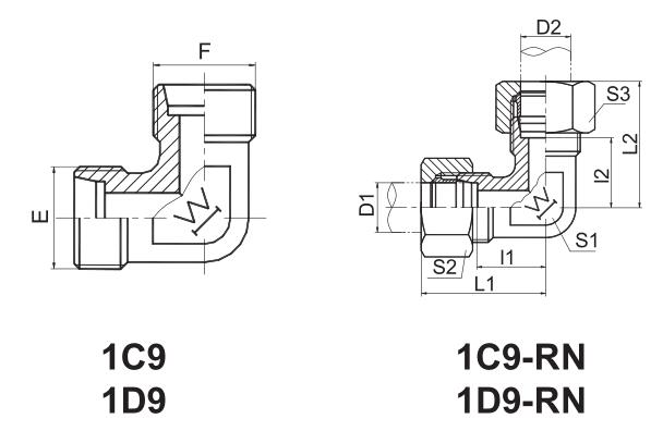 90°弯曲接头 90° ELBOW FITTINGS
